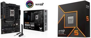 Motherboard CPU Combo -  ASUS TUF GAMING B650-E WIFI Bundle with  AMD 100-100001405WOF