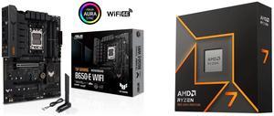 Motherboard CPU Combo -  ASUS TUF GAMING B650-E WIFI Bundle with  AMD 100-100001404WOF