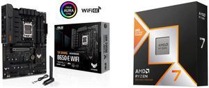 Motherboard CPU Combo -  ASUS TUF GAMING B650-E WIFI Bundle with  AMD 100-100001084WOF