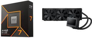 CPU CPU Cooler Combo -  AMD 100-100001404WOF Bundle with  ASUS ROG RYUJIN III 360
