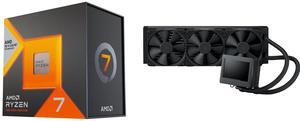 CPU CPU Cooler Combo -  CPU AMD|RYZEN 7 7800X3D 5.0G 104M R Bundle with  ASUS ROG RYUJIN III 360