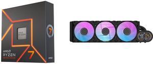CPU CPU Cooler Combo -  AMD 100-100000591WOF Bundle with  darkFlash DH360D BLACK