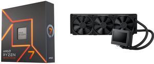 CPU CPU Cooler Combo -  AMD 100-100000591WOF Bundle with  ASUS ROG RYUJIN III 360
