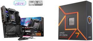 Motherboard CPU Combo -  MSI MPG X870E CARBON WIFI Bundle with  AMD 100-100000591WOF
