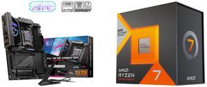 Motherboard CPU Combo -  MSI MPG X870E CARBON WIFI Bundle with  AMD 100-100000910WOF