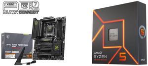 Motherboard CPU Combo -  MSI MAG X870 TOMAHAWK WIFI Bundle with  AMD 100-100000593WOF