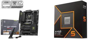 Motherboard CPU Combo -  MSI MAG X870 TOMAHAWK WIFI Bundle with  AMD 100-100001405WOF