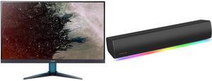 Monitor Speakers Combo -  Acer America UM.HV1AA.301 Bundle with  Creative Labs 51MF8465AA000