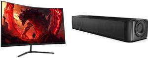 Monitor Speakers Combo -  Acer America UM.HE3AA.202 Bundle with  Creative Labs 51MF8410AA000