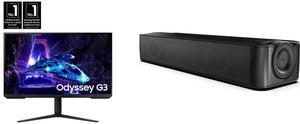 Monitor Speakers Combo -  SAMSUNG LS32DG302ENXZA Bundle with  Creative Labs 51MF8410AA000