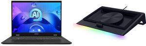 Laptop Accessories - Laptop Cooling Combo -  MSI Prestige 16 AI Evo B1MG-013US Bundle with  RAZER RC21-02300100-R3UC