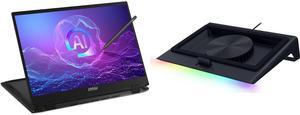 2-in-1 Laptops Accessories - Laptop Cooling Combo -  MSI Summit A16 AI+ A3HMTG-015US Bundle with  RAZER RC21-02300100-R3UC