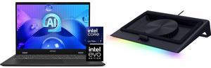 Laptop Accessories - Laptop Cooling Combo -  MSI Prestige 16 AI Evo B1MG-020US Bundle with  RAZER RC21-02300100-R3UC