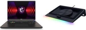 Laptop Accessories - Laptop Cooling Combo -  MSI Vector 17 HX A14VHG-1016US Bundle with  RAZER RC21-02300100-R3UC