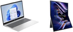 Laptop Monitor - Portable & Touchscreen Combo -  HP 15-FC0069NR Bundle with  ASUS 90LM09EV-B011B0