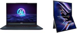 Laptop Monitor - Portable & Touchscreen Combo - MSI Stealth 16 AI Studio A1VHG-252US Bundle with ASUS 90LM09EV-B011B0 Laptop Monitor - Portable & Touchscreen Combo - MSI Stealth 16 AI Studio A1VHG-252US Bundle with ASUS 90LM09EV-B011B0