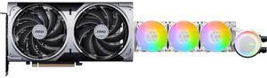 GPU CPU Cooler Combo -  MSI RTX 5070 12G VENTUS 2X OC Bundle with  MSI MAG CORELIQUID E360 WH
