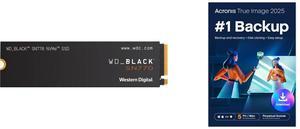 SSD Downloadable Software - Utilities Combo -  Western Digital WDS200T3X0E Bundle with  Acronis Inc. HOJSSHZZS