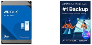 HDD Downloadable Software - Utilities Combo -  Western Digital WD60EZAX Bundle with  Acronis Inc. HOJSSHZZS