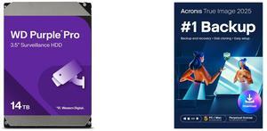HDD Downloadable Software - Utilities Combo -  Western Digital WD142PURP Bundle with  Acronis Inc. HOJSSHZZS