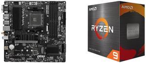 MSI PRO B550M PRO-VDH WIFI AM4 Micro ATX AMD Motherboard AMD Ryzen 9 5900XT - Ryzen 9 5000 Series Vermeer (Zen 3) 16-Core 3.3 GHz Socket AM4 105W None Integrated Graphics Processor - 100-100001581WOF