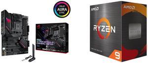 Asus ROG Strix B550-F Gaming WiFi II AMD AM4 (3rd Gen Ryzen) ATX Gaming Motherboard (PCIe 4.0,WiFi 6E, 2.5Gb LAN, BIOS Flashback, HDMI 2.1, Addressable Gen 2 RGB Header and Aura Sync) AMD Ryzen 9 5900XT - Ryzen 9 5000 Series Vermeer (Zen 3)