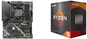 MSI MAG B550 TOMAHAWK MAX WIFI, AMD B550 ATX AM4, 4 Dimm DDR4, PCIE 4.0, M.2 x 2, USB 3.2 Ports, JRGB JRAINBOW, WIFI 6 AMD Ryzen 9 5900XT - Ryzen 9 5000 Series Vermeer (Zen 3) 16-Core 3.3 GHz Socket AM4 105W None Integrated Graphics Process