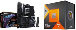 GIGABYTE B850 AORUS ELITE WIFI7 AMD AM5 LGA 1718 Motherboard, ATX, DDR5, 3x M.2, PCIe 5.0, USB-C, WIFI7, 2.5GbE LAN, EZ-Latch 5-Year Warranty AMD Ryzen 7 7800X3D - Ryzen 7 7000 Series Zen 4 8-Core 4.2 GHz - Socket AM5 120W - AMD Radeon Grap