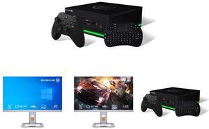 2 x Evolve III XStream Cloud Gaming PC Console Evolve III X2 Mini LED 32" UHD 60Hz IPS Zone 2304 Desktop Monitor - Gray X2-32A6U Evolve III X2 Mini LED 32" UHD 144Hz IPS Zone 1152 Gaming Monitor - Gray X2-32A6V