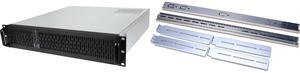 Rosewill 2U Server Chassis Rackmount Case, 4x 3.5" Bays, 2x 2.5" Devices, Micro-ATX Compatible, 2x 80mm PMW Fans, 2x USB 3.0 - RSV-Z2800U Rosewill Sliding Chassis Rail Kit for 2U to 5U Chassis (Adjustable 26" to 39.4" Depth) 3-Section For S