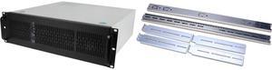 Rosewill 3U Server Chassis Rackmount Case, 6x 3.5" Bays, E-ATX Compatible, 2x 80mm Fans, 2x USB 3.0, Silver/Black - RSV-Z3200U Rosewill Sliding Chassis Rail Kit for 2U to 5U Chassis (Adjustable 26" to 39.4" Depth) 3-Section For Server Chass