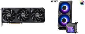 GPU CPU Cooler Combo -  MSI RTX 5070 12G SHADOW 3X OC Bundle with  MSI MAG CORELIQUID A15 240