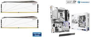 ASRock Z890 Pro RS WiFi + V-COLOR Manta XFinity RGB DDR5 32GB (16GBx2) 8000MHz CL38