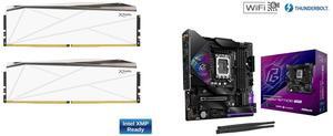 ASRock Z890M Riptide WiFi + ASRock Z890 Pro RS WiFi + V-COLOR Manta XFinity RGB DDR5 32GB (16GBx2) 8000MHz CL38