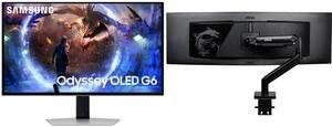 Monitor Monitor Combo -  SAMSUNG LS27DG602SNXZA Bundle with  MSI MAG MT201