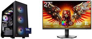 ABS Eurus Aqua Gaming PC - Windows 11 - Intel Core Ultra 9 285K - GeForce RTX 5090 - DLSS 4 - AI-Powered Performance - 32GB DDR5 6000MHz - 2TB M.2 NVMe SSD - EA285K50903 ABS 27" 180 Hz Fast IPS QHD Gaming Monitor DCI-P3 95% GQ271NE