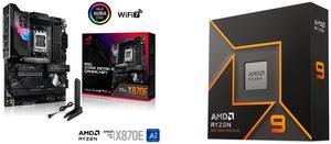 Motherboard CPU Combo - ASUS ROG STRIX X870E-E GAMING WIFI Bundle with AMD 9900X