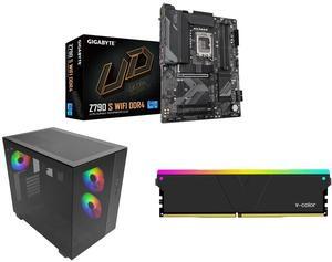 GIGABYTE Z790 S WIFI DDR4 + V-Color 32GB DDR4 + Montech King 65 Pro CaseK