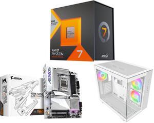 AMD Ryzen 7800X3D + GIGABYTE B650E AORUS ELITE X ICE +  Montech KING 65 PRO CASE