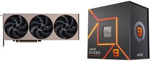 GPU CPU Combo -  MSI RTX 5070 Ti 16G INSPIRE 3X OC Bundle with AMD Ryzen 9 7900X - Zen 4 12-Core 4.7 GHz
