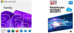 Microsoft 365 Family | 12-Month Subscription, up to 6 people | Premium Office Apps - now with Copilot | 1TB OneDrive cloud storage | PC/Mac Download Bitdefender Internet Security 2024 - 1PC / 1 Year - Download