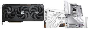 GPU Motherboard Combo -  GIGABYTE GV-R9070XTGAMING OC-16GD Bundle with  GIGABYTE B850 A ELITE WF7 ICE