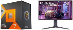 CPU Monitor Combo - AMD 100-100000910WOF Bundle with LG Electronics ...