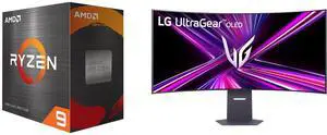 CPU Monitor Combo - AMD 100-100000059WOF Bundle with LG Electronics ...
