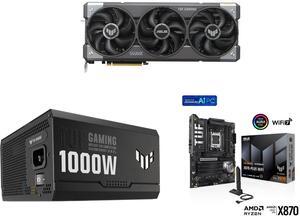 GPU PSU Motherboard Combo -  ASUS TUF-RTX5090-O32G-GAMING Bundle with  ASUS TUF-GAMING-1000G  and ASUS TUF GAMING X870-PLUS WIFI