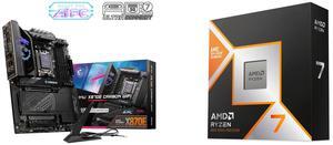 Motherboard CPU Combo - MSI MPG X870E CARBON WIFI Bundle with AMD 9800X3D