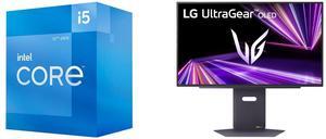 Intel Core i5-12500 - Core i5 12th Gen Alder Lake 6-Core 3.0 GHz LGA 1700 65W Intel UHD Graphics 770 Desktop Processor - BX8071512500 LG UltraGear 27" 480 Hz OLED QHD Gaming Monitor 0.03ms FreeSync Premium & G-Sync Compatible 2560 x 1440 (2