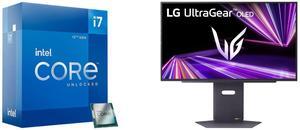 Intel Core i7-12700K - Core i7 12th Gen Alder Lake 12-Core (8P+4E) 3.6 GHz LGA 1700 125W Intel UHD Graphics 770 Desktop Processor - BX8071512700K LG UltraGear 27" 480 Hz OLED QHD Gaming Monitor 0.03ms FreeSync Premium & G-Sync Compatible 25