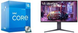 Intel Core i5-12400 - Core i5 12th Gen Alder Lake 6-Core 2.5 GHz LGA 1700 65W Intel UHD Graphics 730 Desktop Processor - BX8071512400 LG 32" 144 Hz VA UHD Gaming Monitor FreeSync Premium (AMD Adaptive Sync) DCI-P3 90% (CIE1976) UltraGear 32