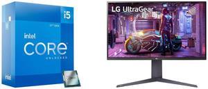 Intel Core i5-12600K - Core i5 12th Gen Alder Lake 10-Core (6P+4E) 3.7 GHz LGA 1700 125W Intel UHD Graphics 770 Desktop Processor - BX8071512600K LG 32" 144 Hz VA UHD Gaming Monitor FreeSync Premium (AMD Adaptive Sync) DCI-P3 90% (CIE1976)